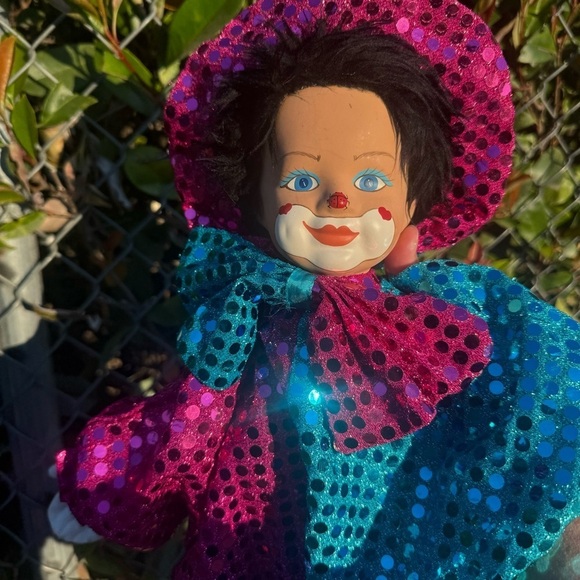 Vintage Tati Circus Clown Porcelain Doll by Gerhard Dargel Design of Germany - Picture 1 of 6